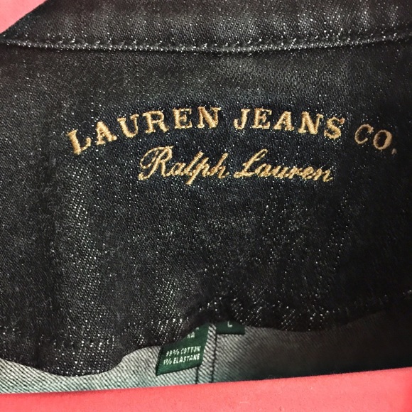 Ralph Lauren Black Denim Jean Jacket - Picture 8 of 8